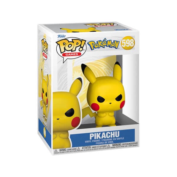 FUNKO POP GAMES: POKEMON- GRUMPY PIKACHU (EMEA) #598