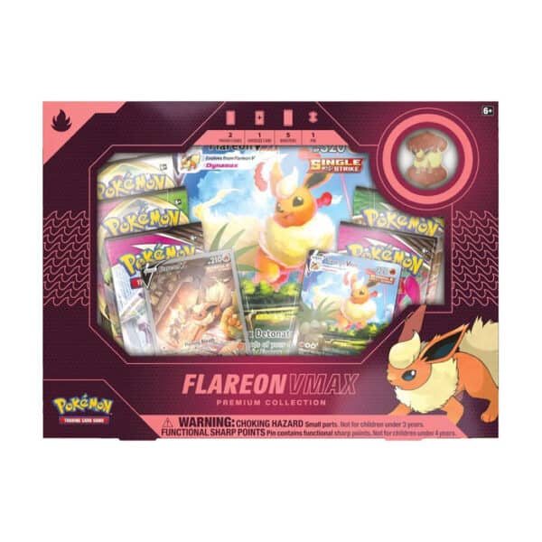 FLAREON / VAPOREON / JOLTEON VMAX PREMIUM PIN BO