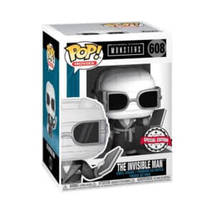 FUNKO POP figure Universal Monsters Invisible Man Black and White #608
