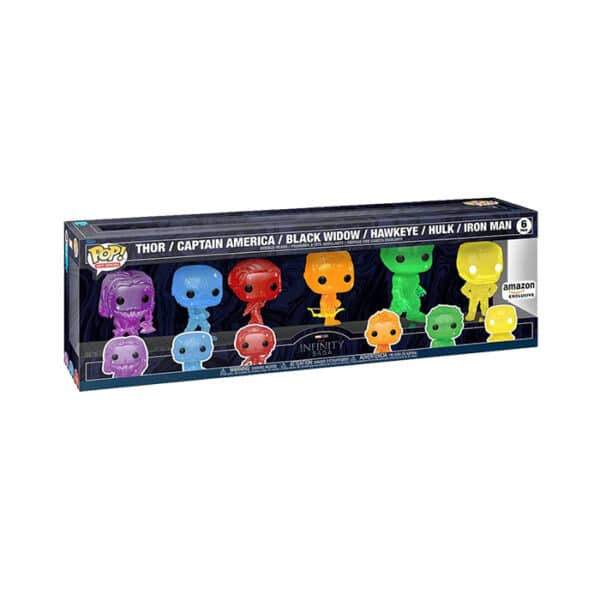 FUNKO POP ARTIST SERIES: INFINITY SAGA- 6PK AVENGERS W/B