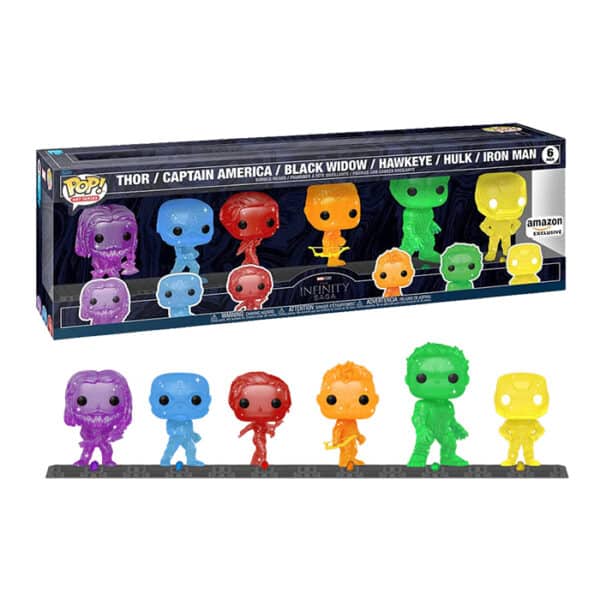 FUNKO POP ARTIST SERIES: INFINITY SAGA- 6PK AVENGERS W/B