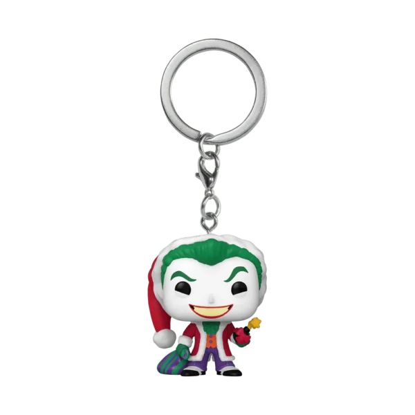POP Keychain DC Holiday JokerWMT