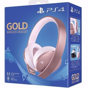 PS4 – New GOLD Wireless Stereo Headset Rose Gold